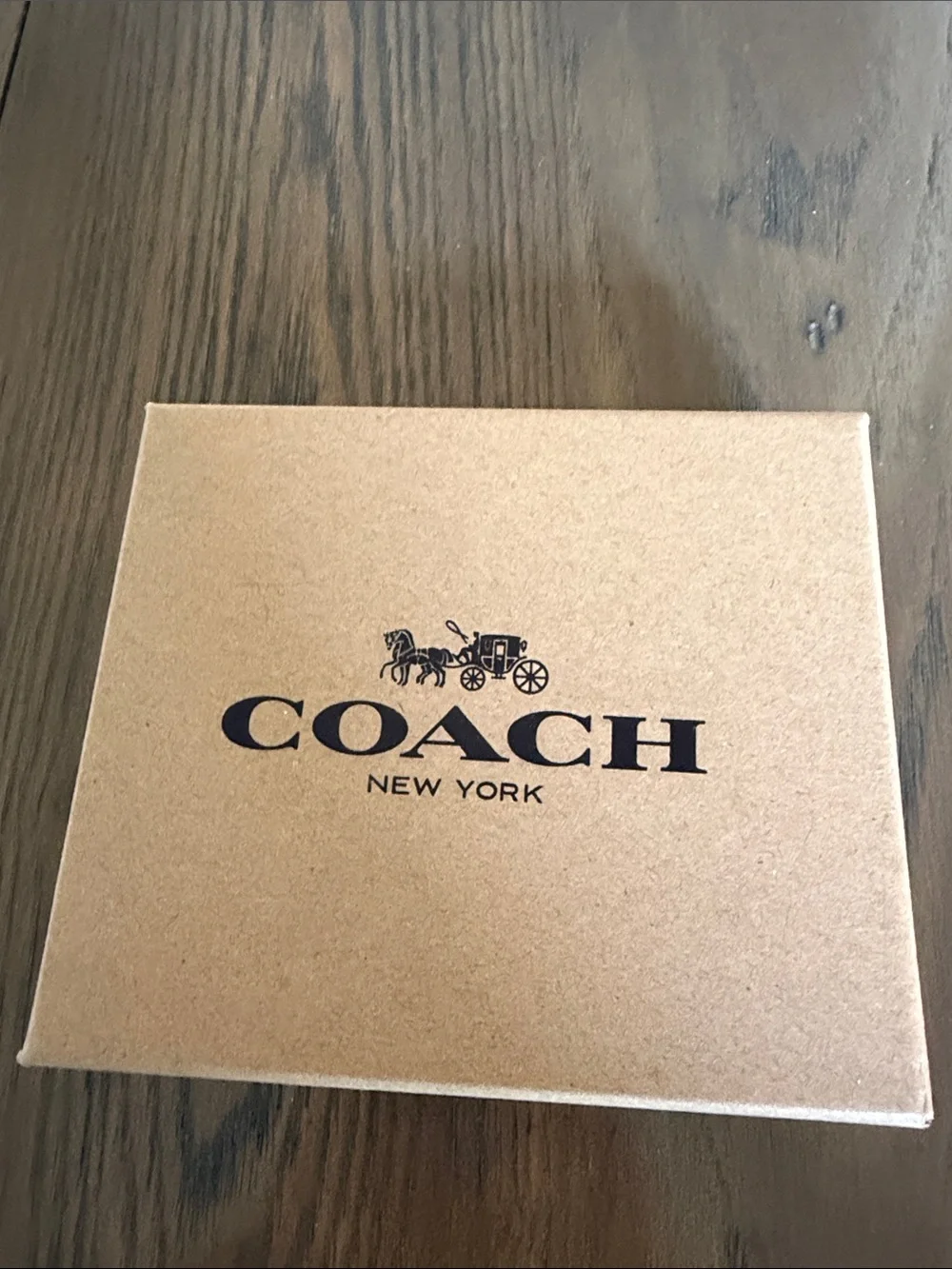 Coach Seashell Print Card Case Wallet